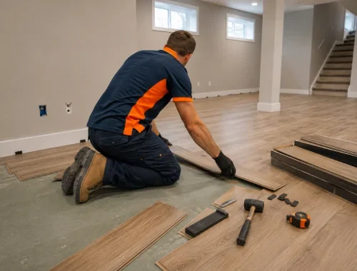 Flooring installation for residential and commercial renovations