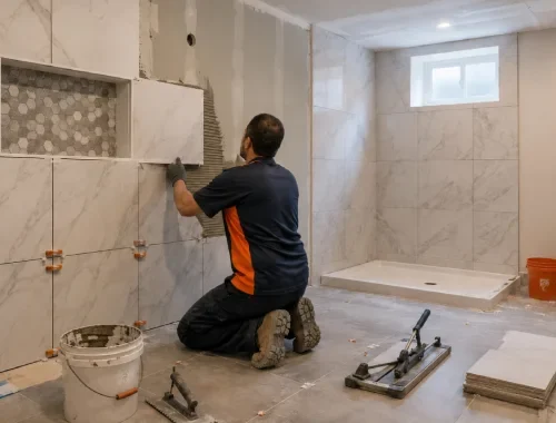 Professional tile and stone installation for renovation projects